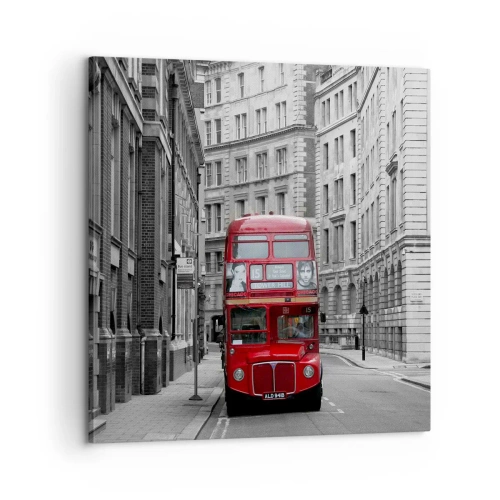 Canvastavla - Bild på duk - Vardagen behöver inte vara grå - 60x60 cm