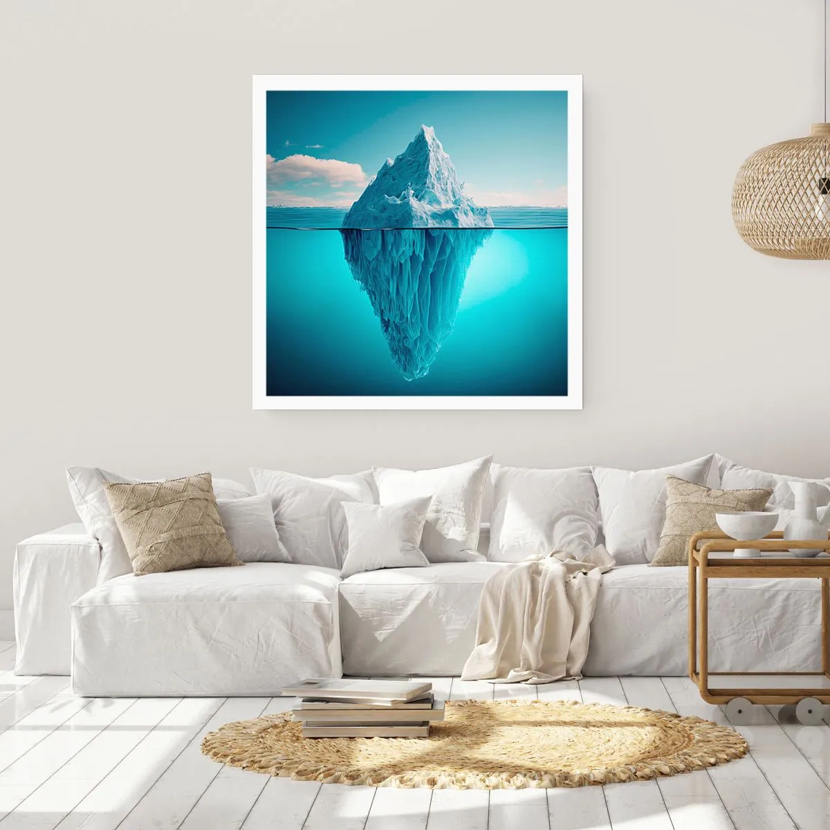 Affisch - Isdrottning - 40x40 cm