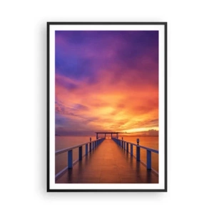 Affisch i svart ram - Utan ände - 70x100 cm