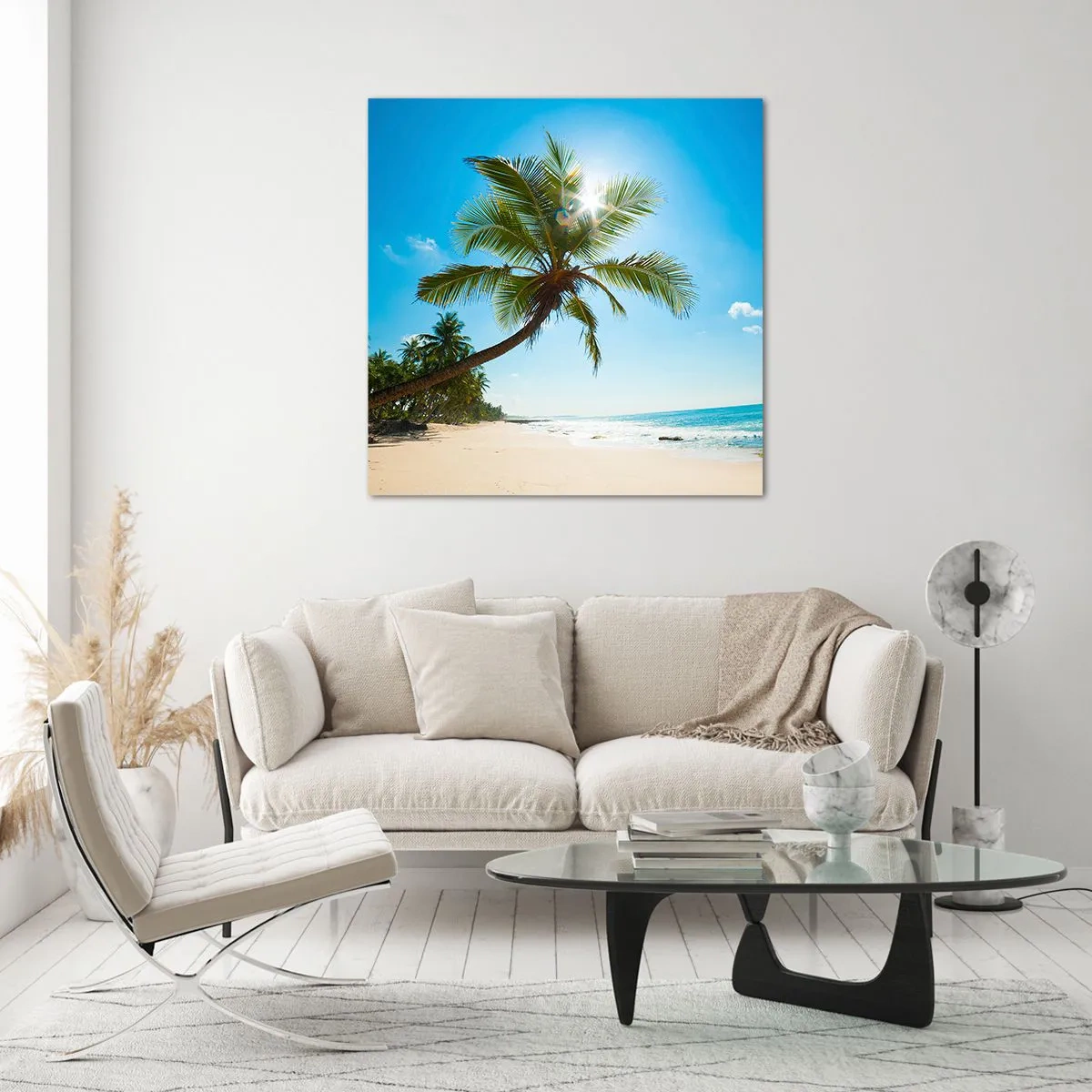 Glastavla - Bild på glas - Visa inte för någon - 70x70 cm