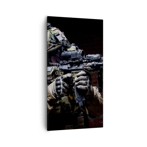 Canvastavla - Bild på duk - Dödligt effektiv - 55x100 cm