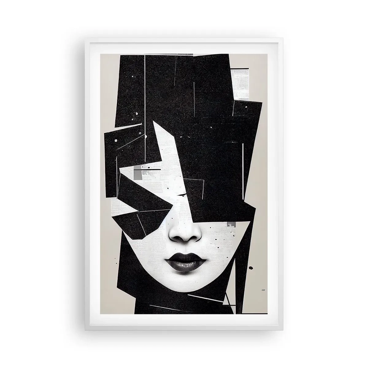 Affisch i vit ram - Djupt dold - 61x91 cm