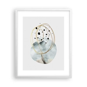 Affisch i vit ram - I rummets famn - 40x50 cm