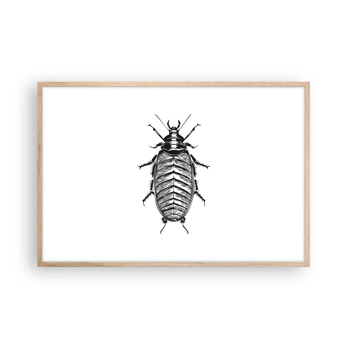 Affisch i ram av ljusek - Vilket exemplar! - 91x61 cm