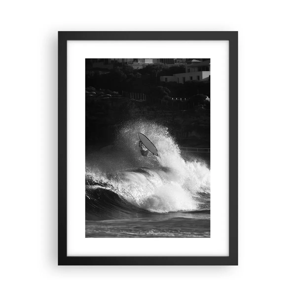 Affisch i svart ram - Utmaning accepterad! - 30x40 cm