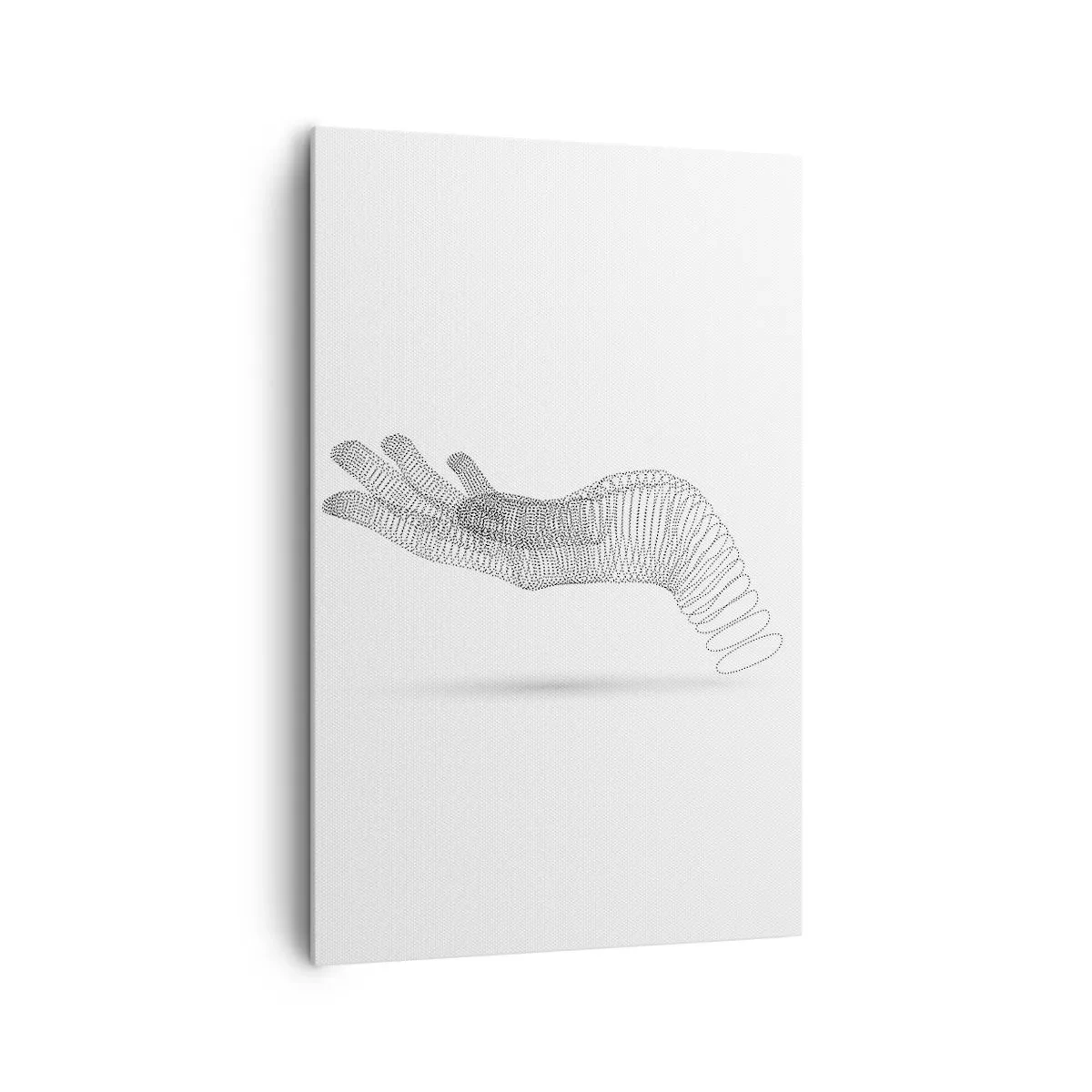 Canvastavla - Bild på duk - En spänstig hand - 80x120 cm