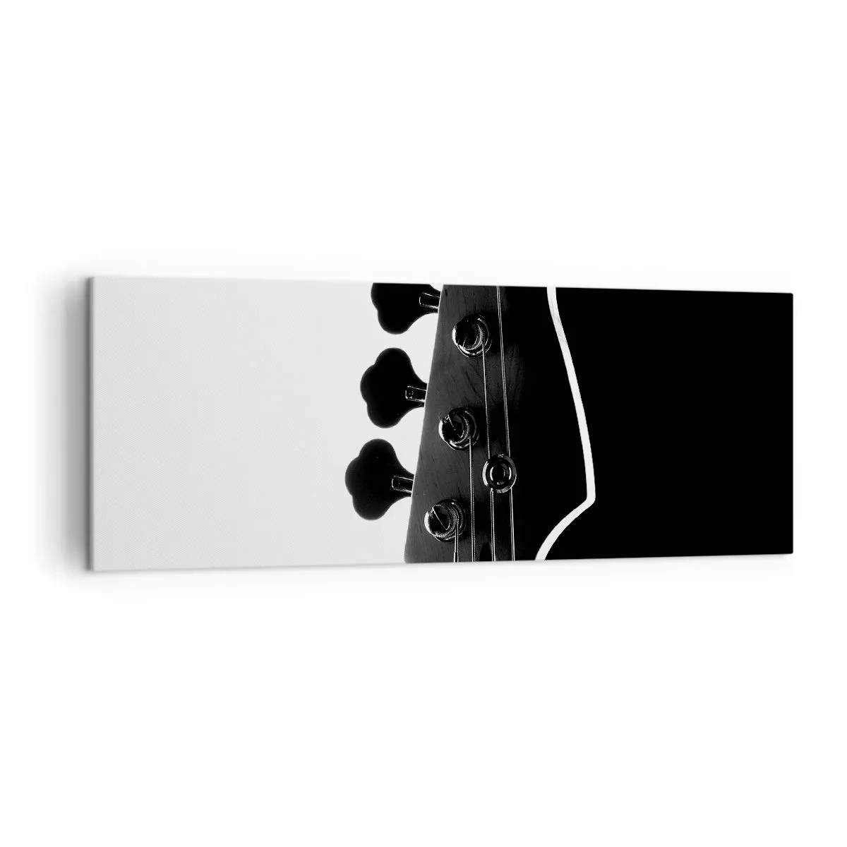 Canvastavla - Bild på duk - Rocktystnad - 140x50 cm