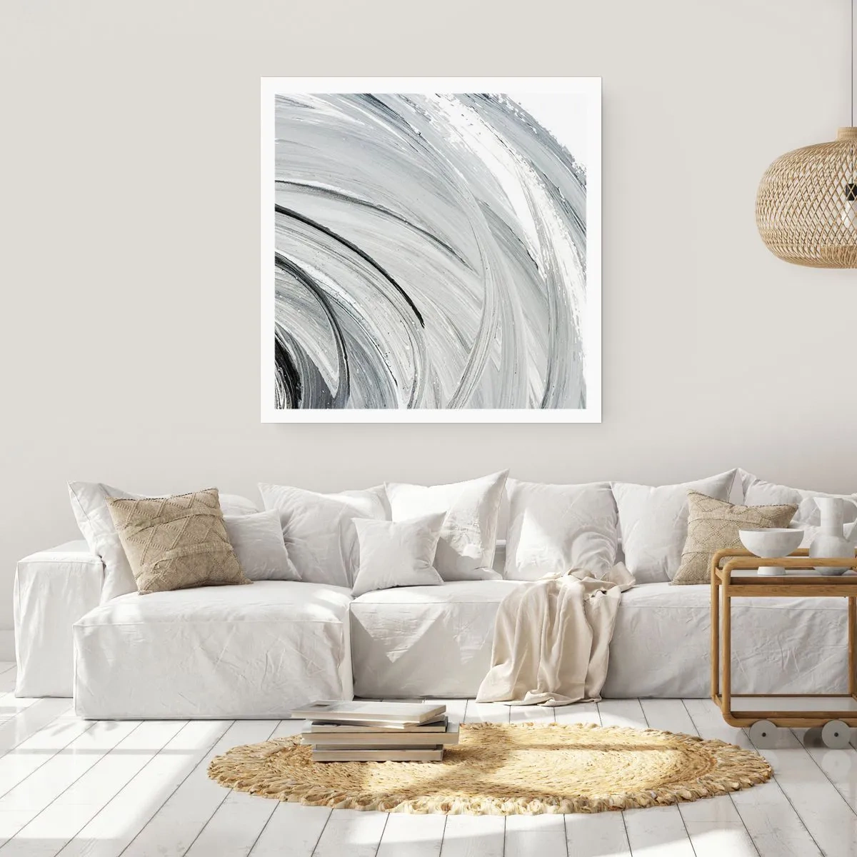 Affisch - Orbital komposition - 30x30 cm