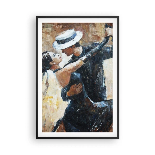 Affisch i svart ram - A la Rudolf Valentino - 61x91 cm