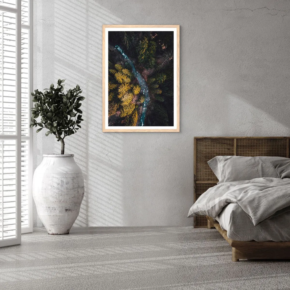 Affisch i ram av ljusek - Snabbt, allt snabbare - 50x70 cm