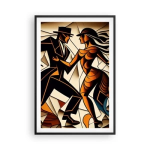Affisch i svart ram - Passionsdans - 61x91 cm
