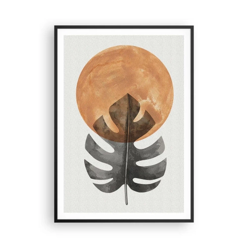 Affisch i svart ram - Alltid solen - 70x100 cm