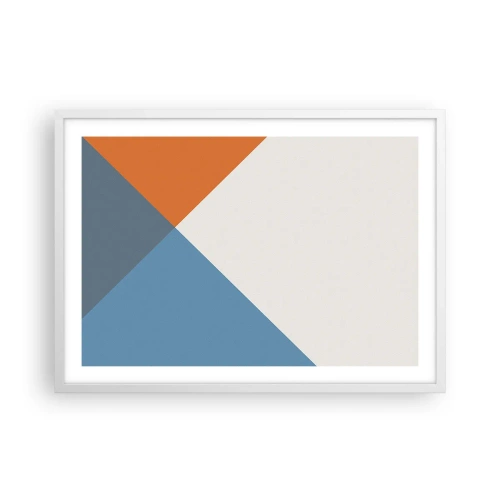 Affisch i vit ram - Under vinkel… - 70x50 cm