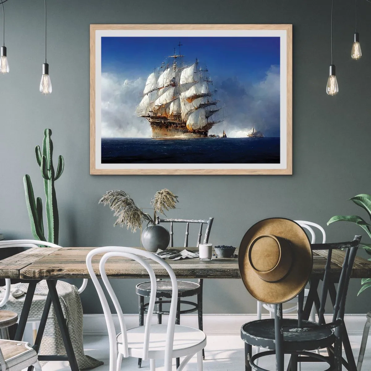 Affisch i ram av ljusek - The great glory! - 40x30 cm