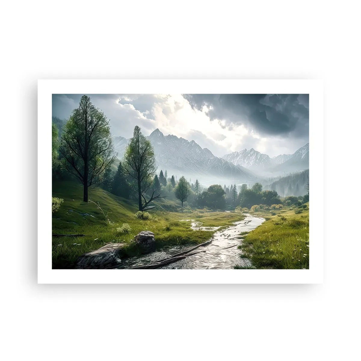 Affisch - Fram och tillbaka - 70x50 cm