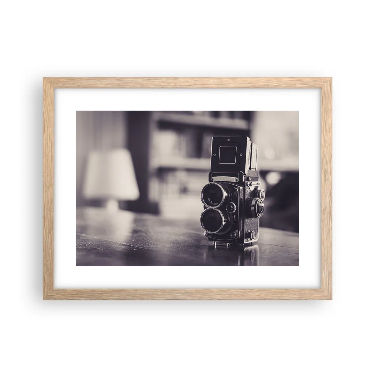 Affisch i ram av ljusek - Ett gammalt fotografis magi - 40x30 cm