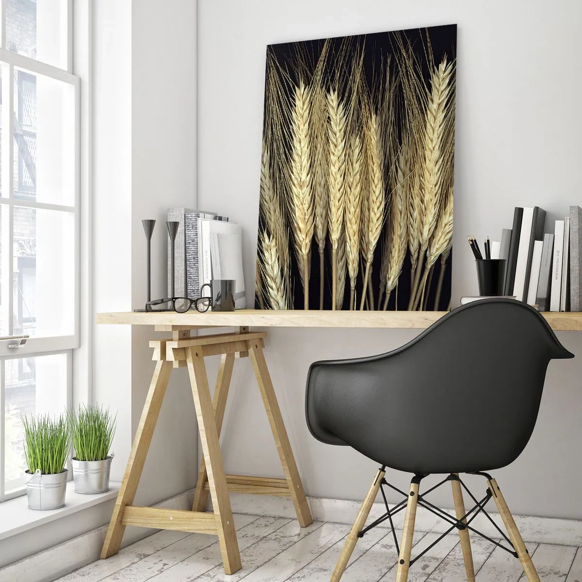 Glastavla - Bild på glas - Rustik magi - 50x70 cm