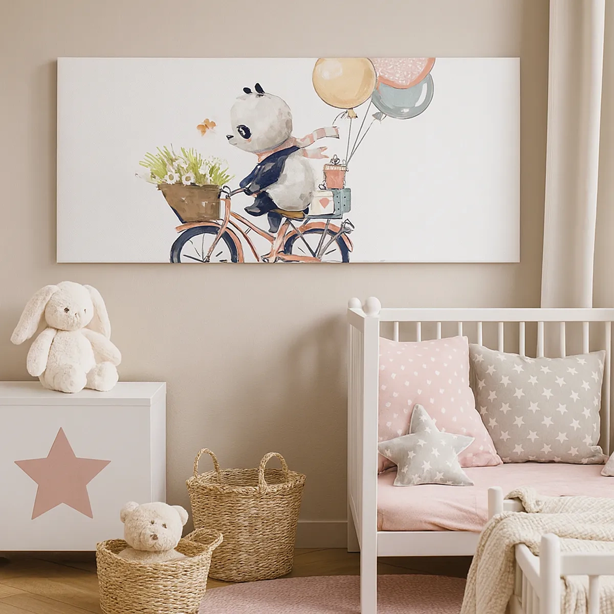 Canvastavla - Bild på duk - Lycklig dag - 30x30 cm