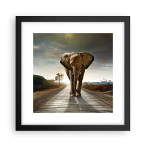 Affisch i svart ram - Inte alls i en porslinsbutik - 30x30 cm