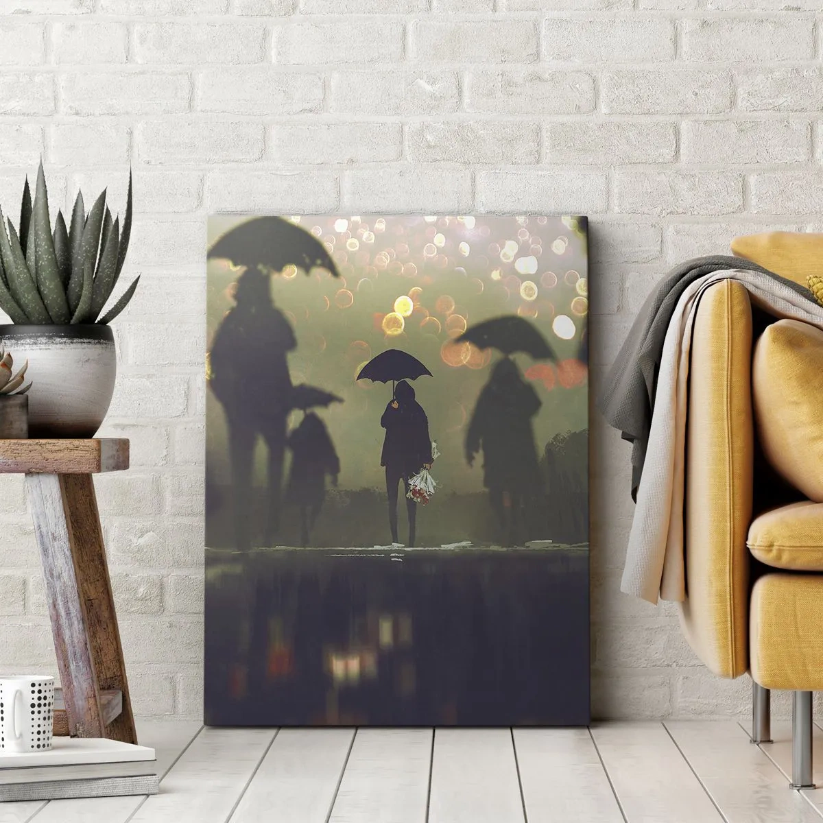 Canvastavla - Bild på duk - Ur vattendroppens perspektiv - 50x70 cm