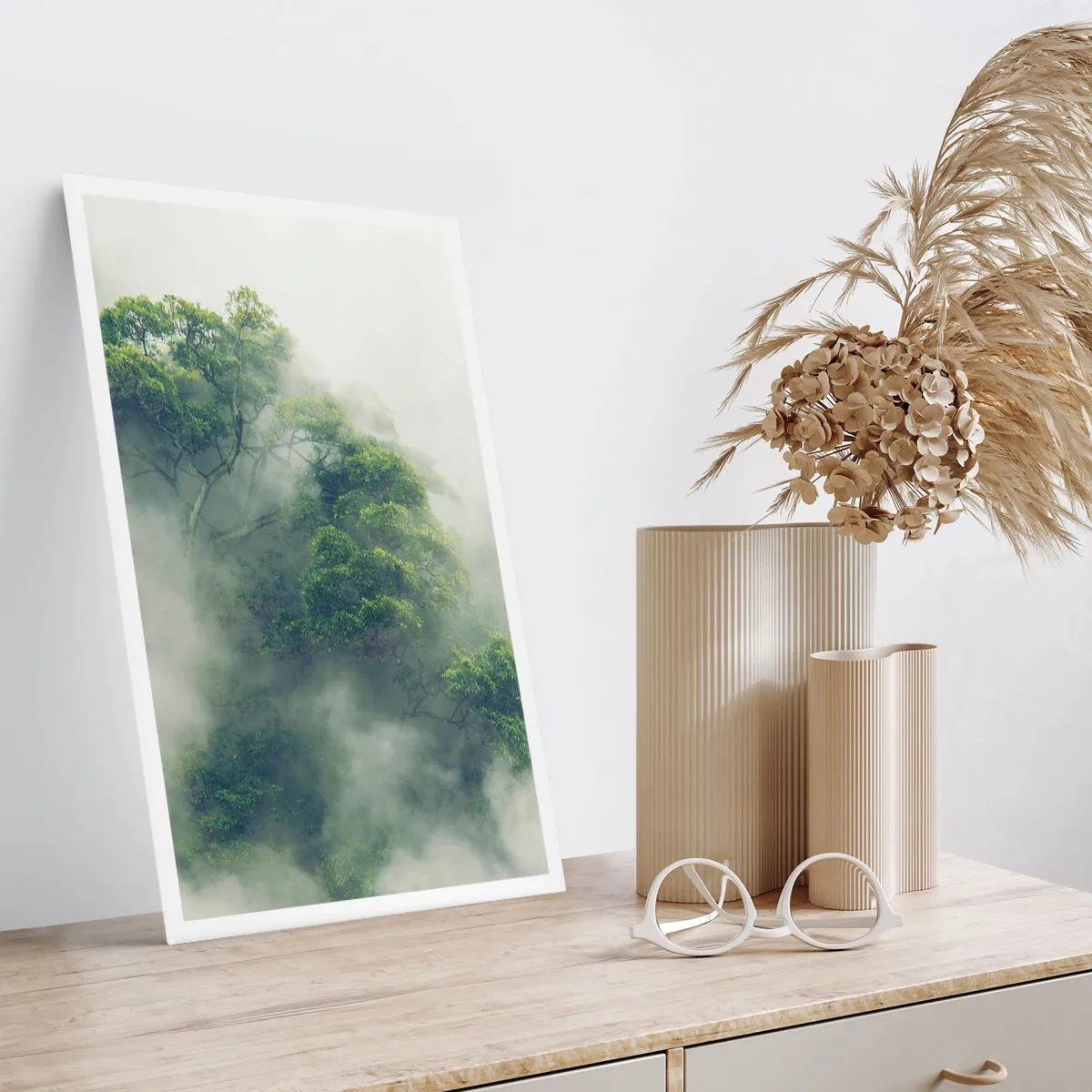 Affisch - Insvept i dimma - 30x40 cm