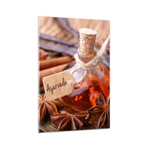 Glastavla - Bild på glas - Mot kroppens och själens enighet - 70x100 cm