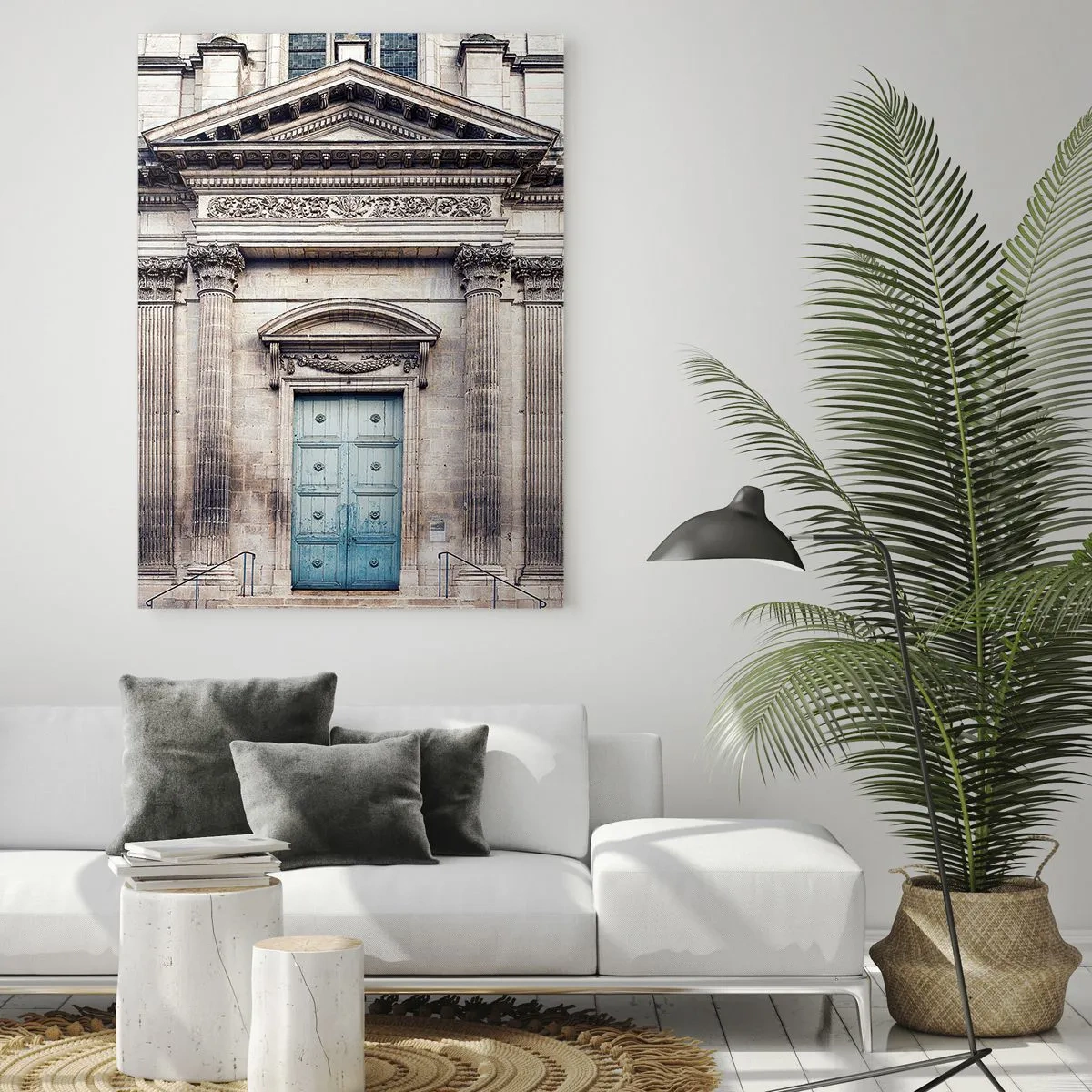 Glastavla - Bild på glas - Porten till andens värld - 80x120 cm