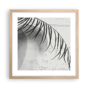 Affisch i ram av ljusek - Den subtila exotismen i naturen - 40x40 cm