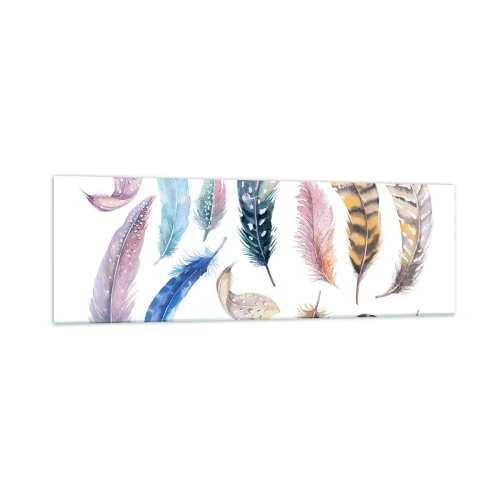Glastavla - Bild på glas - Lätta, färgglada och färgrika - 160x50 cm