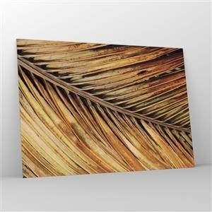 Glastavla - Bild på glas - Kokosguld - 100x70 cm