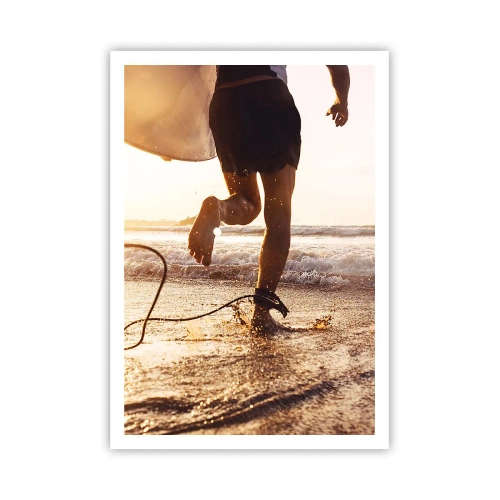 Affisch - Möta vågorna - 70x100 cm