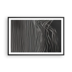 Affisch i svart ram - Rytm och accent - 91x61 cm