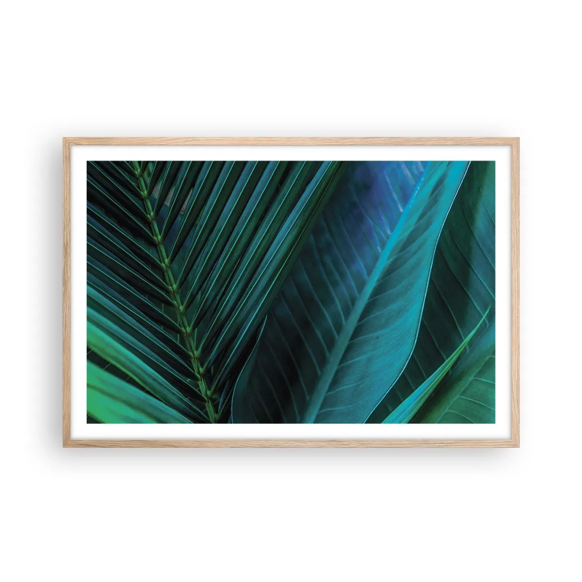 Affisch i ram av ljusek - Grönskans anatomi - 91x61 cm