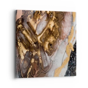 Canvastavla - Bild på duk - Jordens element - 40x40 cm