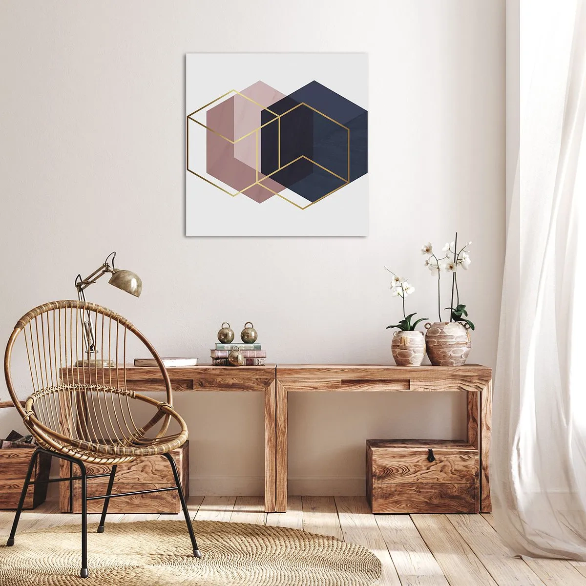 Canvastavla - Bild på duk - Enkelhetens styrka - 70x70 cm