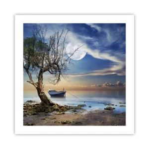 Affisch - Är det slut eller början? - 50x50 cm