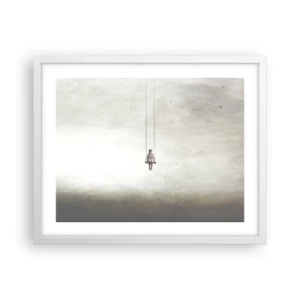 Affisch i vit ram - Barn i oss - 50x40 cm