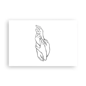 Affisch - Hand i hand - 91x61 cm