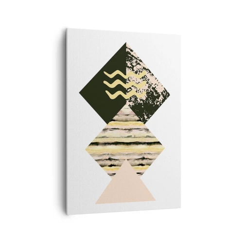 Canvastavla - Bild på duk - Inte så enkelt - 70x100 cm