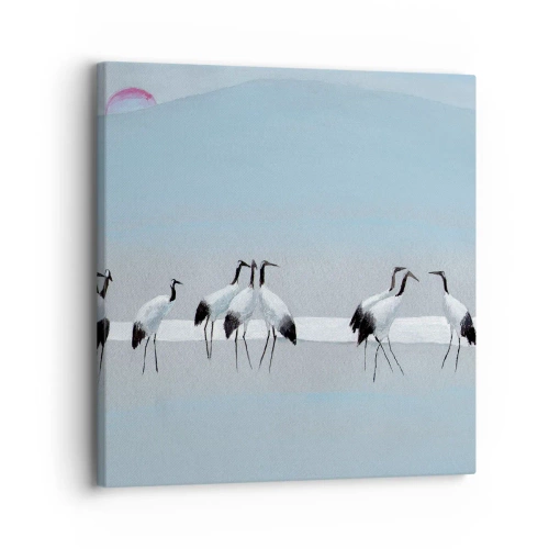 Canvastavla - Bild på duk - Efter en het dag - 30x30 cm