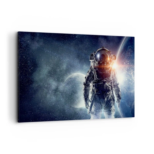 Canvastavla - Bild på duk - Äventyr i rymden - 120x80 cm