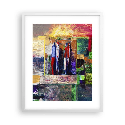 Affisch i vit ram - Relationer och emotioner - 40x50 cm