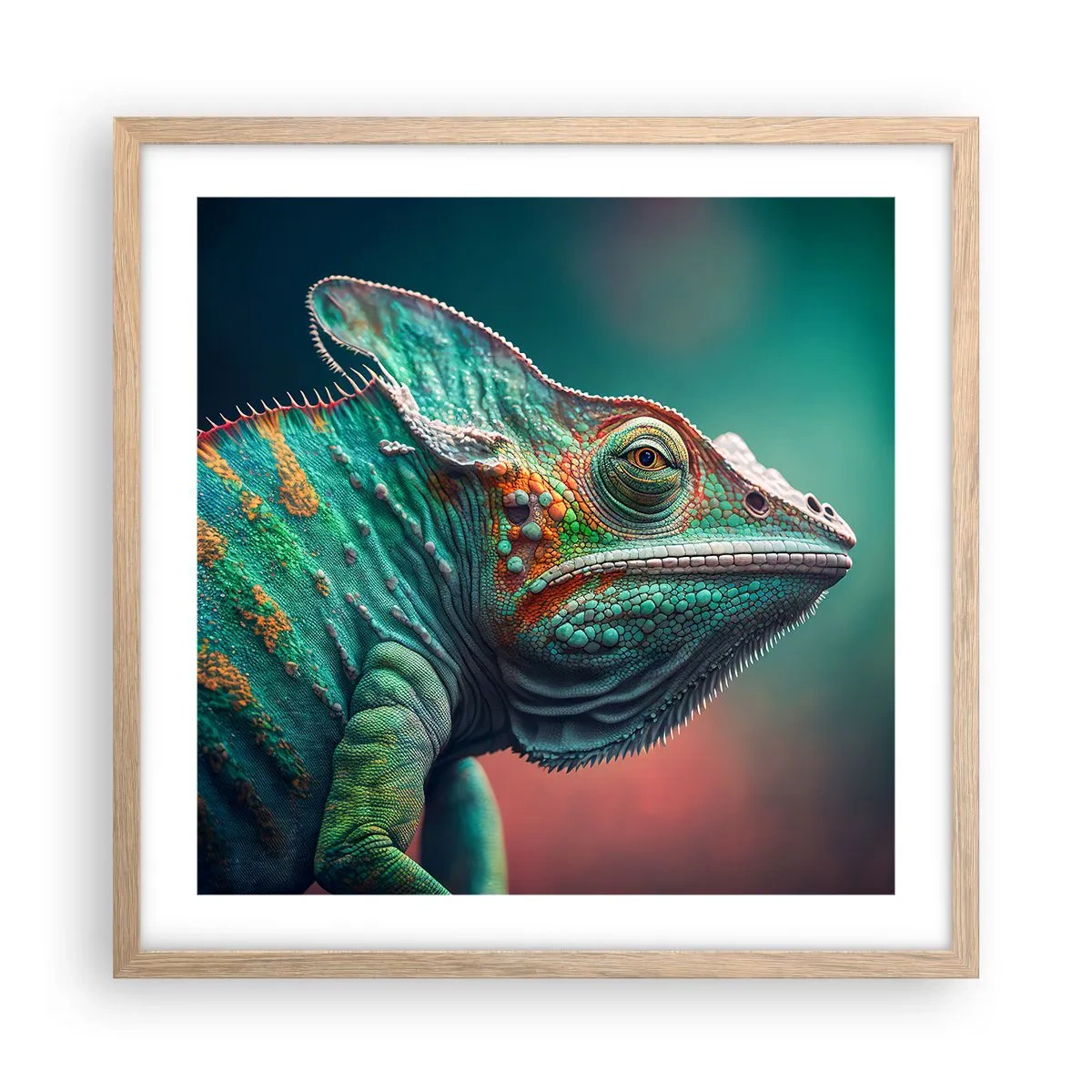 Affisch i ram av ljusek - Ser du mig? Inte bra… - 50x50 cm