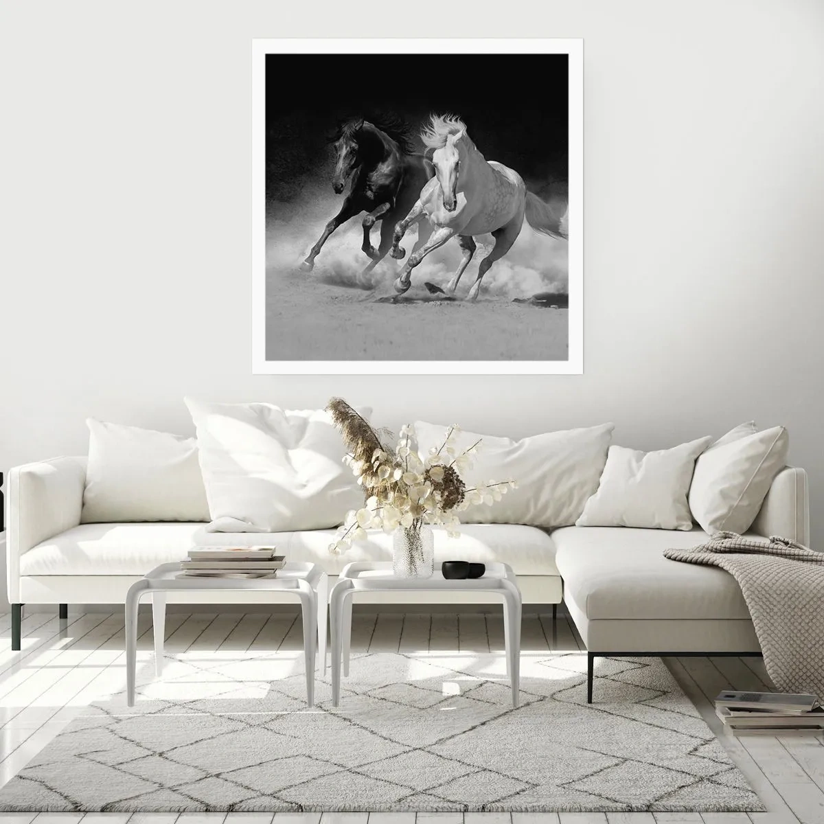 Affisch - Frihetens galopp - 40x40 cm