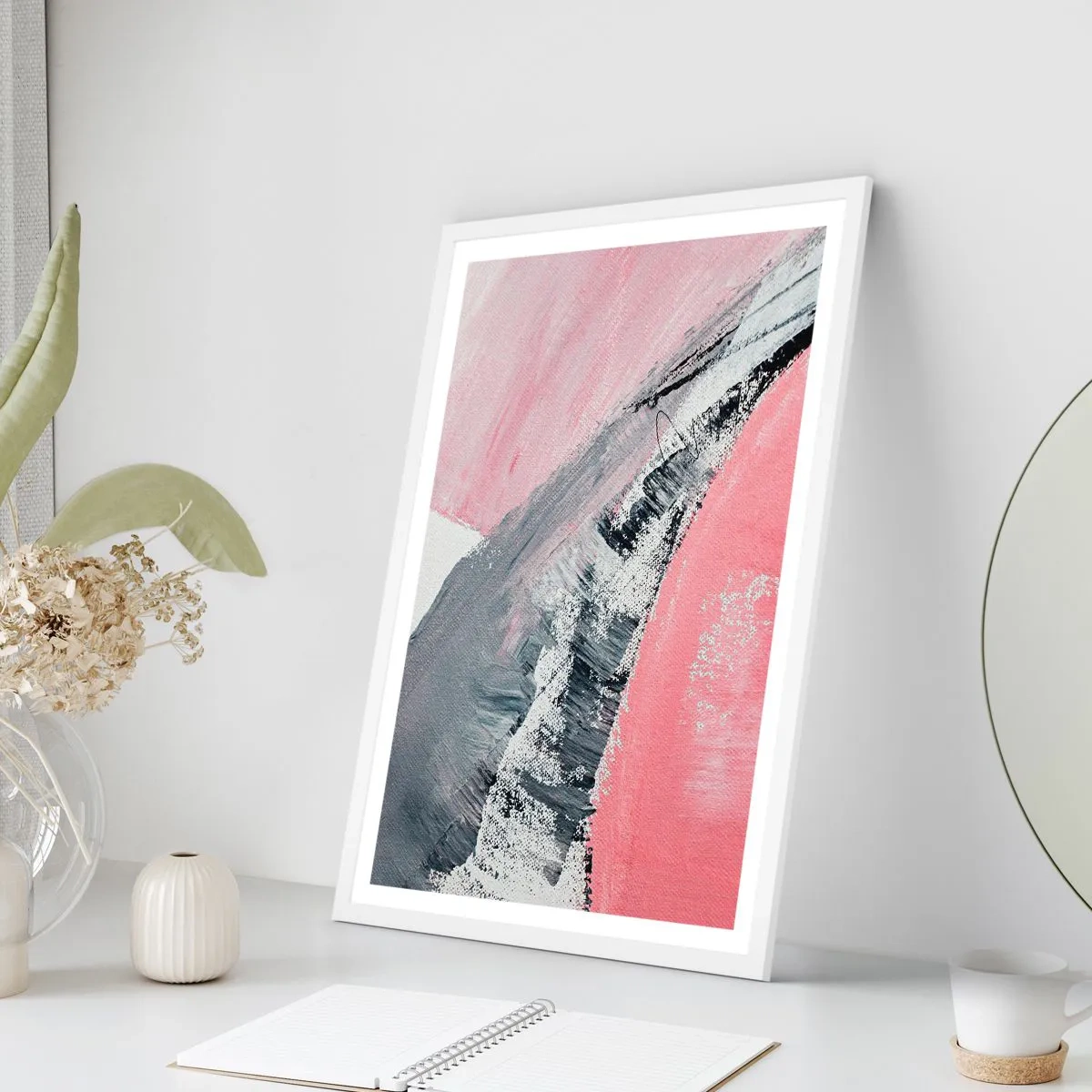 Affisch i vit ram - Anpassad komposition - 50x70 cm