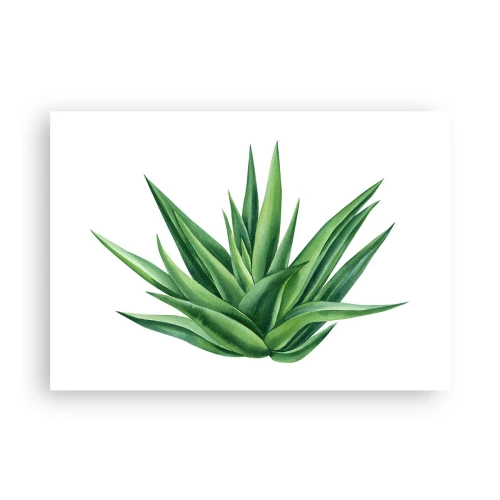 Affisch - Grönt - styrka - liv - 100x70 cm