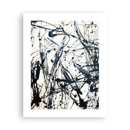 Affisch - Expressionistisk abstraktion - 40x50 cm