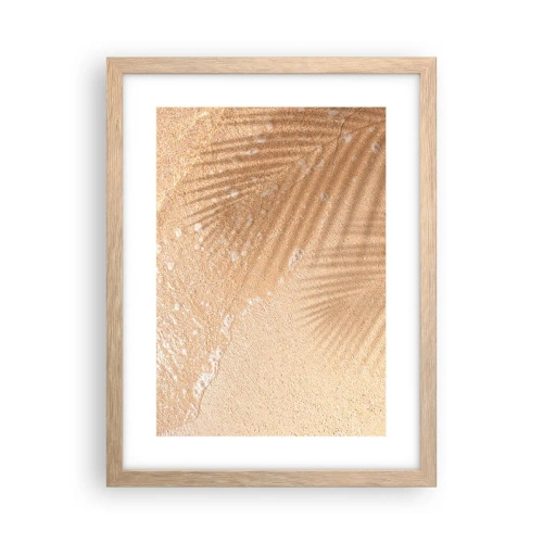 Affisch i ram av ljusek - Heta sommarens skugga - 30x40 cm