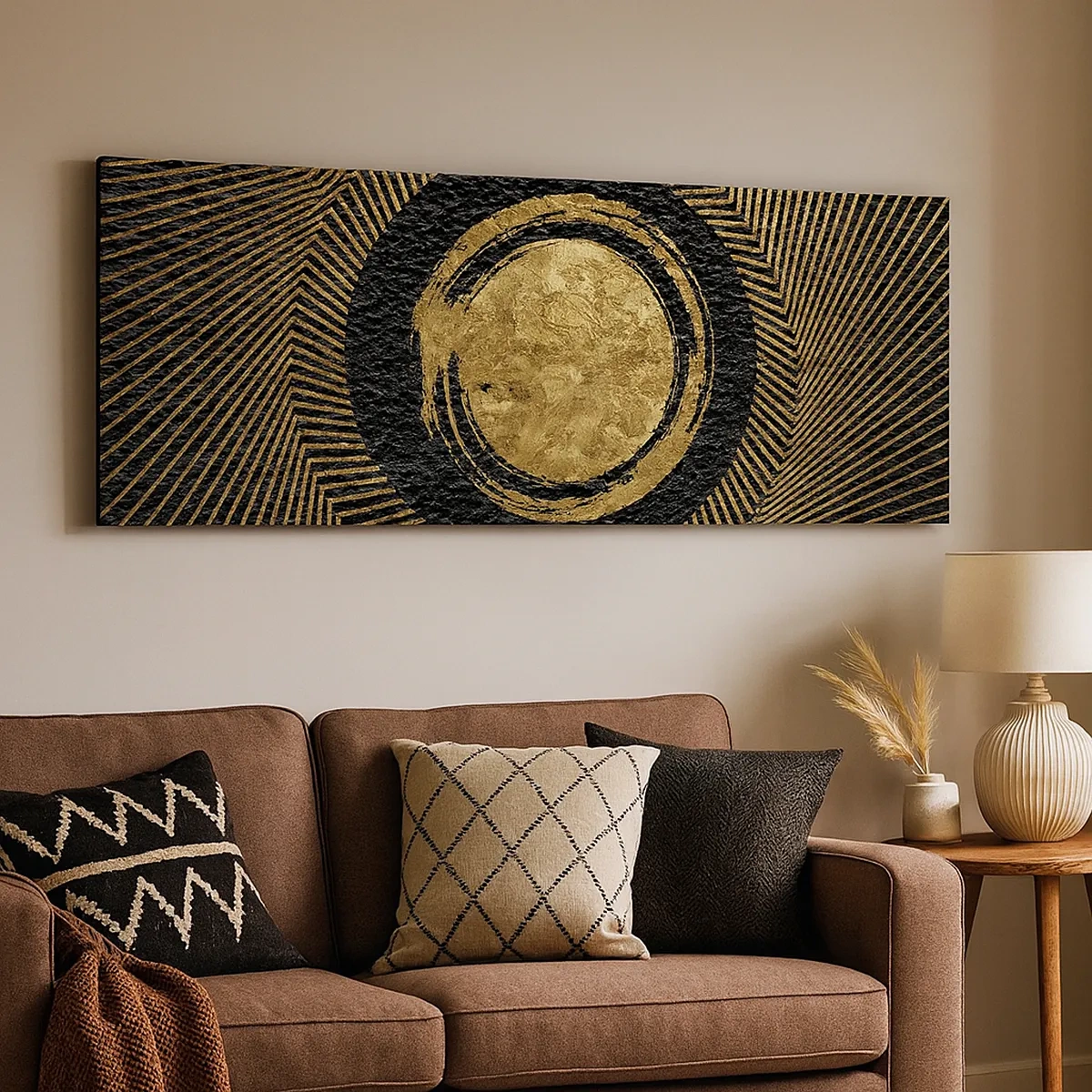 Canvastavla - Bild på duk - Glamourös komposition - 30x30 cm