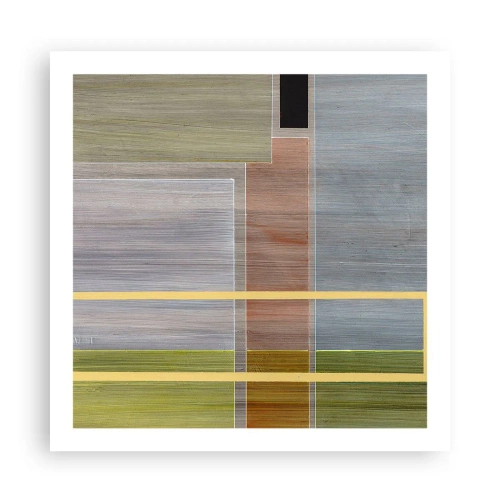 Affisch - Rakt och lugnt - 60x60 cm